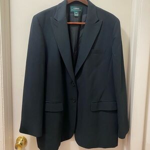 Ralph Lauren women's Classic Black Blazer SIZE 18W